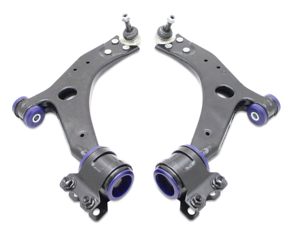 Superpro 05-11 Ford Focus  LS/LT/LV Volvo S40/V50 and C70/18mm Front Lower Control Arm Assembly Kit - Bull Strap