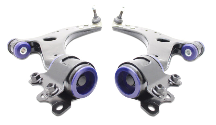 Superpro 05-11 Ford Focus  LS/LT/LV Volvo S40/V50 and C70/18mm Front Lower Control Arm Assembly Kit - Bull Strap
