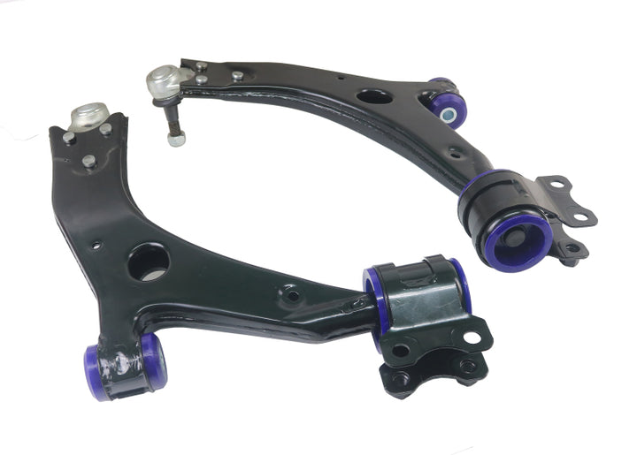 Superpro 05-11 Ford Focus  LS/LT/LV Volvo S40/V50 and C70/18mm Front Lower Control Arm Assembly Kit - Bull Strap