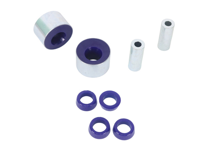 Superpro 07-13 Nissan Altima Front Lower Control Arm Inner Rear Bushing Kit-Double-Offset (+Caster) - Bull Strap