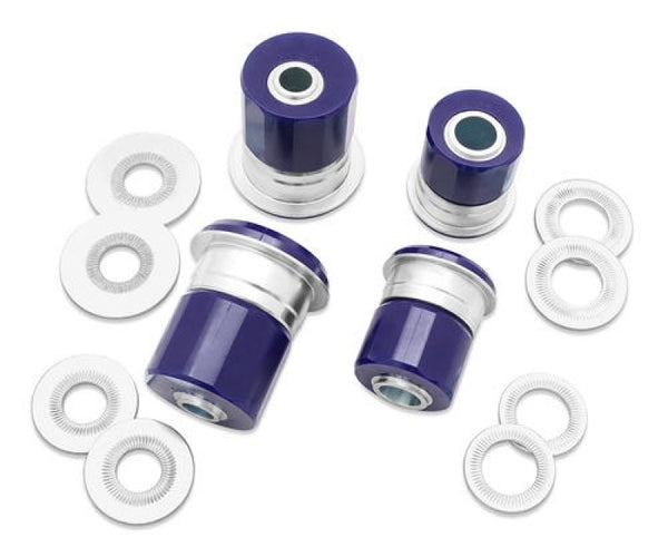 Superpro 10-14 Toyota FJ Cruiser Front LCA Inner Fore & Aft Bushing Set - Camber/Caster Correction - Bull Strap