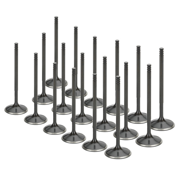 Supertech Audi/VW 1.8T 5V Black Nitrided Intake Valve - Set of 18 - Bull Strap