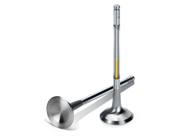 Supertech BMW N54B30A Sodium Filled Inconel Exhaust Valve - Set of 12 (Use w/Locks) - Bull Strap