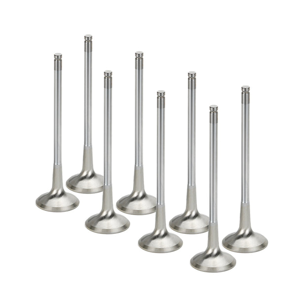 Supertech Honda K20 30x5.96x108.65mm 6mm Tapered Stem Chrome Inconel Exhaust Valve - Set of 8 - Bull Strap