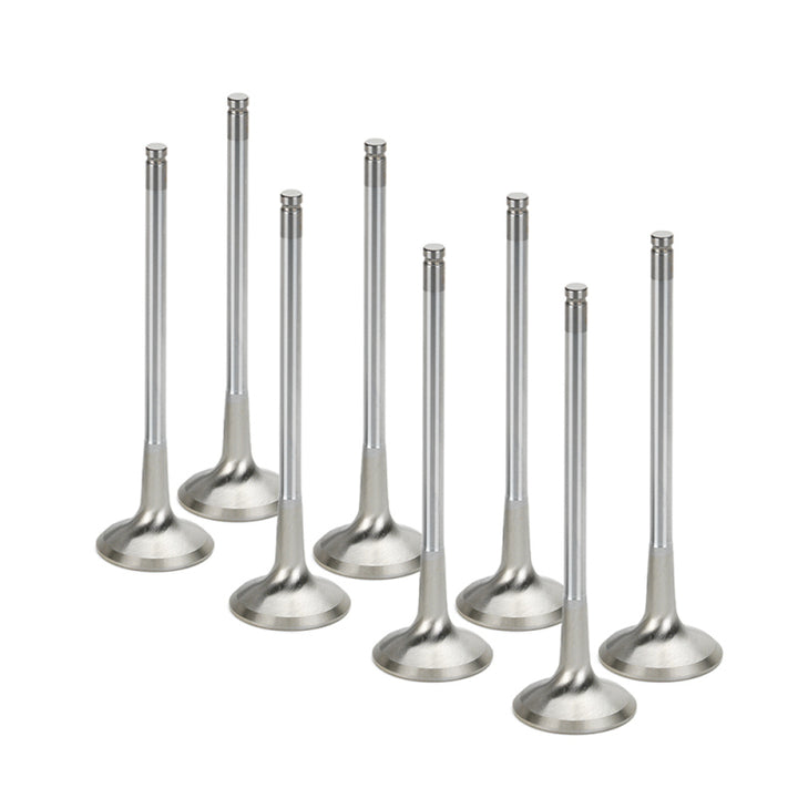 Supertech Honda K20 30x5.96x108.65mm 6mm Tapered Stem Chrome Inconel Exhaust Valve - Set of 8 - Bull Strap