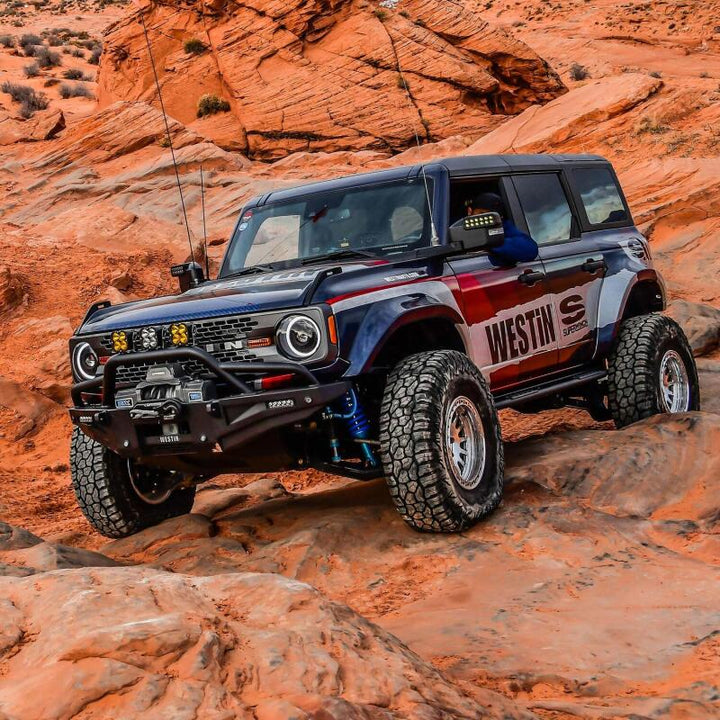 Superwinch 12000 LBS 12V DC 3/8in x 80ft Synthetic Rope SX 12000SR Winch - Graphite - Bull Strap