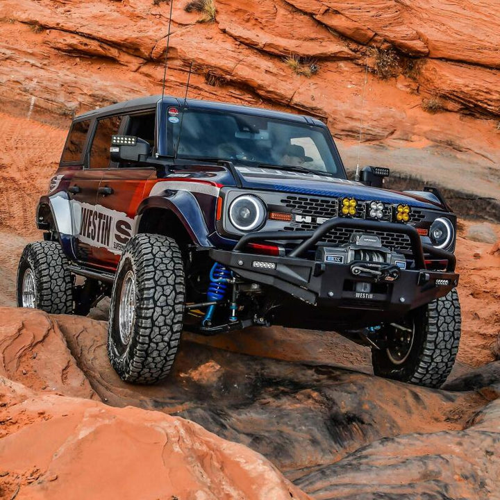 Superwinch 12000 LBS 12V DC 3/8in x 80ft Synthetic Rope SX 12000SR Winch - Graphite - Bull Strap