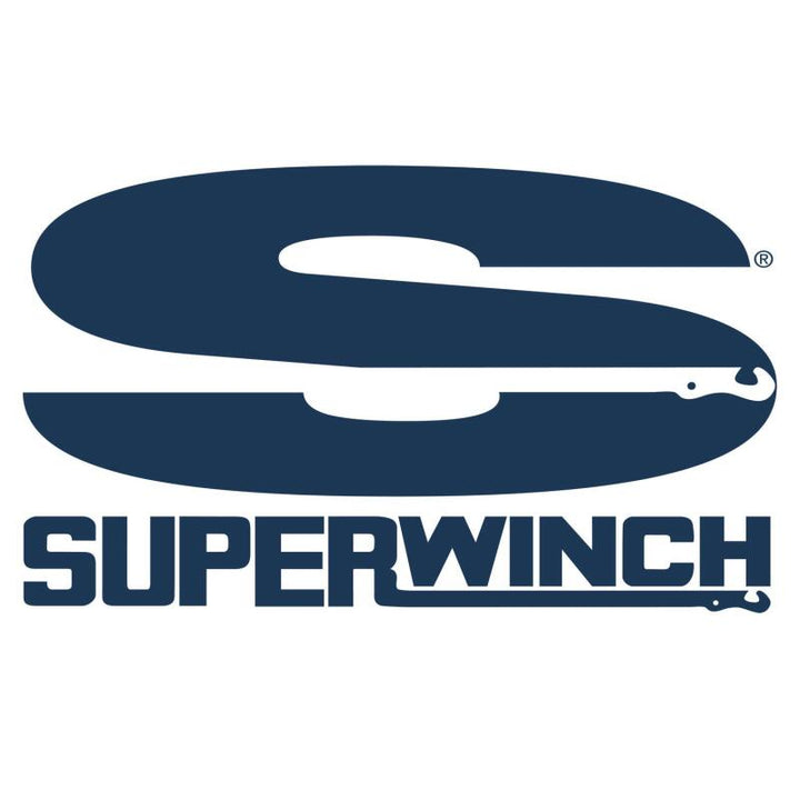 Superwinch 3500 LBS 12V DC 7/32in x 32ft Synthetic Rope Terra 3500SR Winch - Gray Wrinkle - Bull Strap