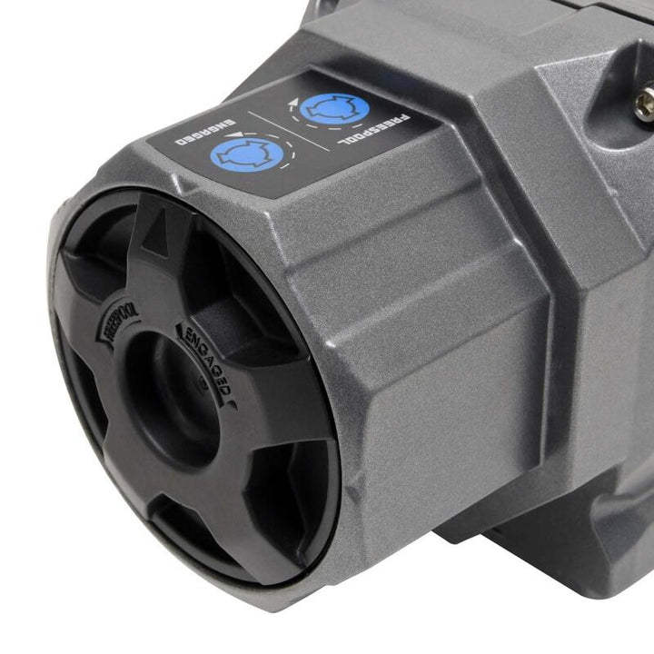 Superwinch 3500 LBS 12V DC 7/32in x 40ft Synthetic Rope Hawse Fairlead SP 35SR Winch - Bull Strap