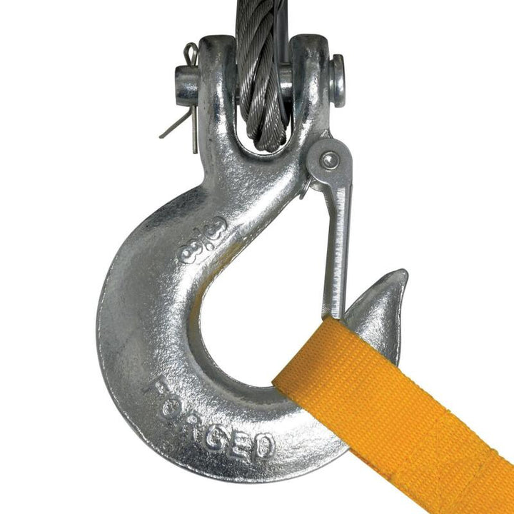 Superwinch 9500 LBS 12V DC 11/32in x 95ft Steel Rope Tiger Shark 9500 Winch - Bull Strap