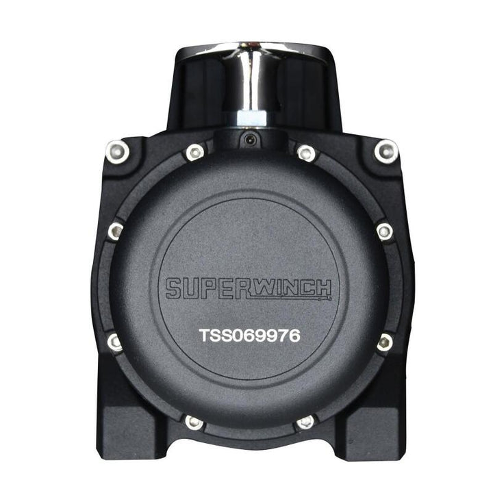 Superwinch 9500 LBS 12V DC 3/8in x 80ft Synthetic Rope Tiger Shark 9500 Winch - Bull Strap