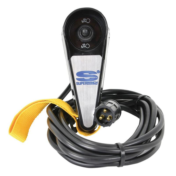 Superwinch 9500 LBS 12V DC 3/8in x 80ft Synthetic Rope Tiger Shark 9500 Winch - Bull Strap