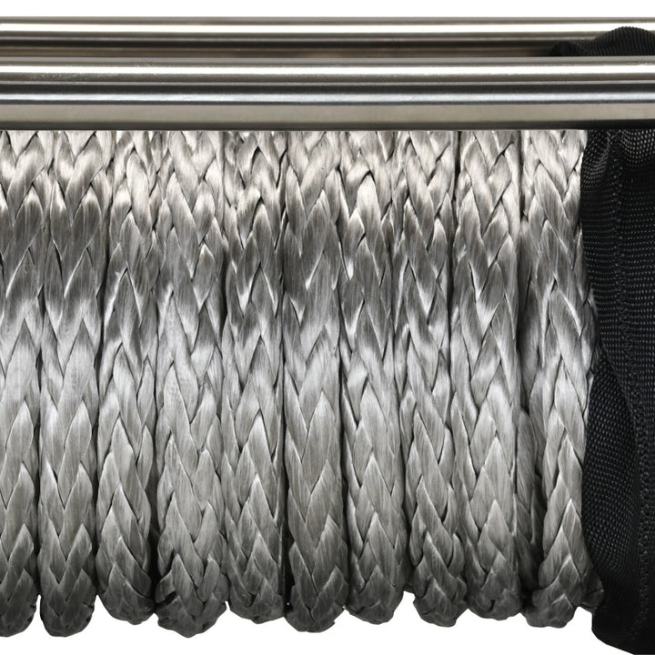 Superwinch 9500 LBS 12V DC 3/8in x 80ft Synthetic Rope Tiger Shark 9500 Winch - Bull Strap