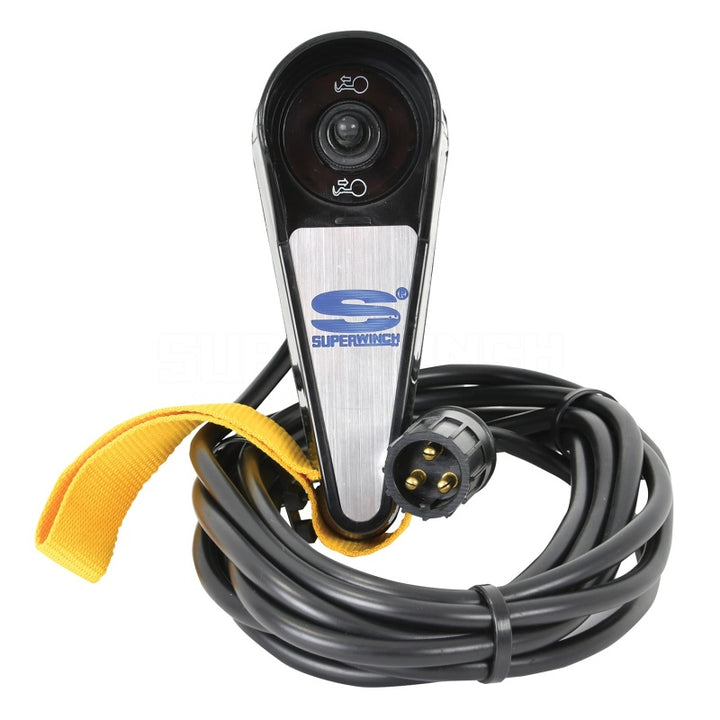 Superwinch 9500 LBS 12V DC 3/8in x 80ft Synthetic Rope Tiger Shark 9500 Winch - Bull Strap