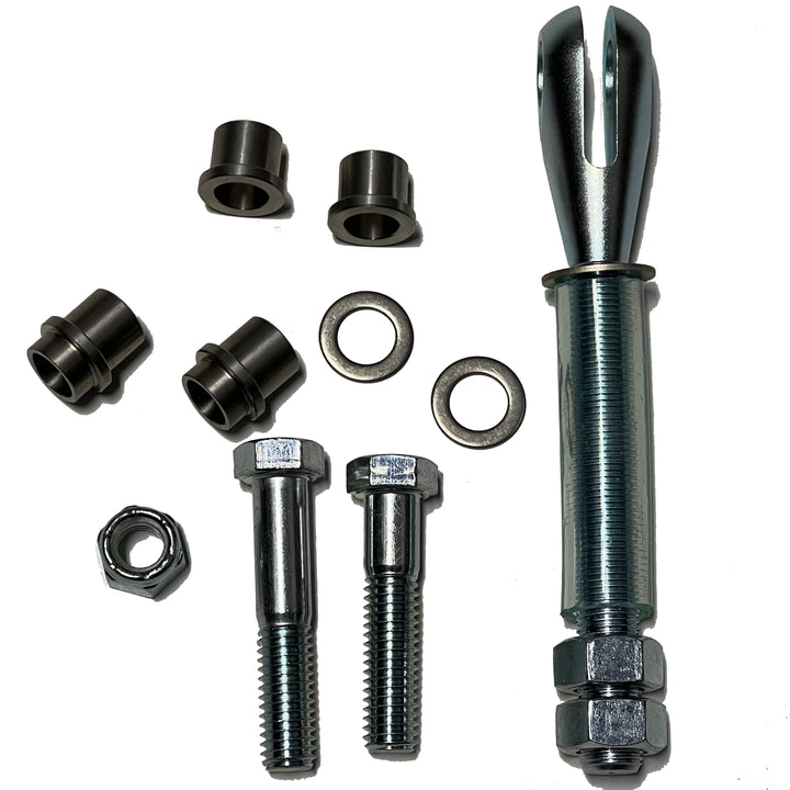 Suspension Limit Strap Clevis | Heat Treated 4130 Chromoly | Black | Adjustable | Bull Strap - Bull Strap