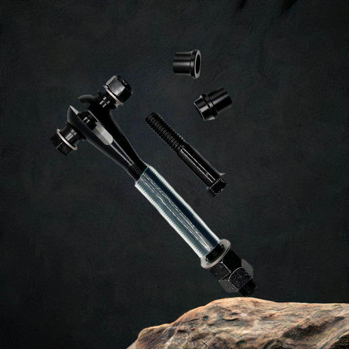 Suspension Limit Strap Clevis | Heat Treated 4130 Chromoly | Black | Adjustable | Bull Strap - Bull Strap