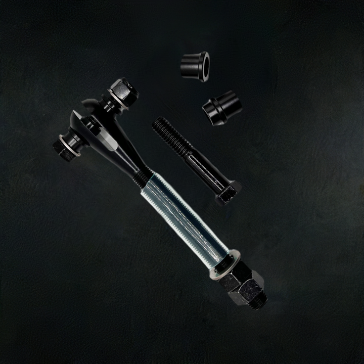 Suspension Limit Strap Clevis | Heat Treated 4130 Chromoly | Black | Adjustable | Bull Strap - Bull Strap