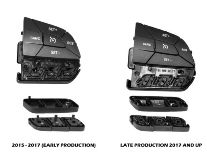 Tazer 17-21 Dodge Challenger/Charger/Durango/17-21 Jeep Grand Cherokee Aux Buttons - Type B - Bull Strap