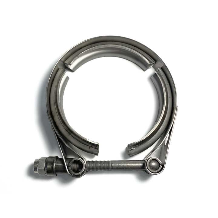 Ticon Industries 3.5in Stainless Steel V-Band Clamp - Bull Strap