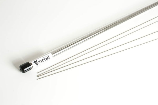 Ticon Industries 39in Length 1/4lb 1mm/.039in Filler Diamter CP1 Titanium Filler Rod - Bull Strap