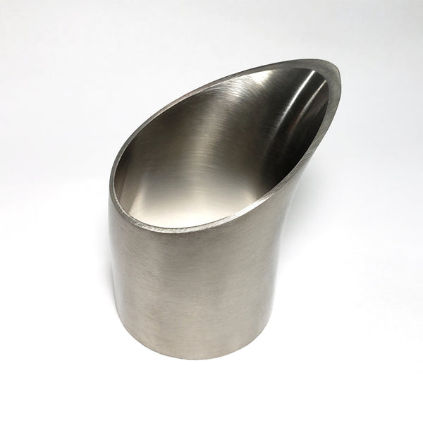 Ticon Industries SS304 4in Teardrop Exhaust Tip - Sequence Manufacturing - Bull Strap