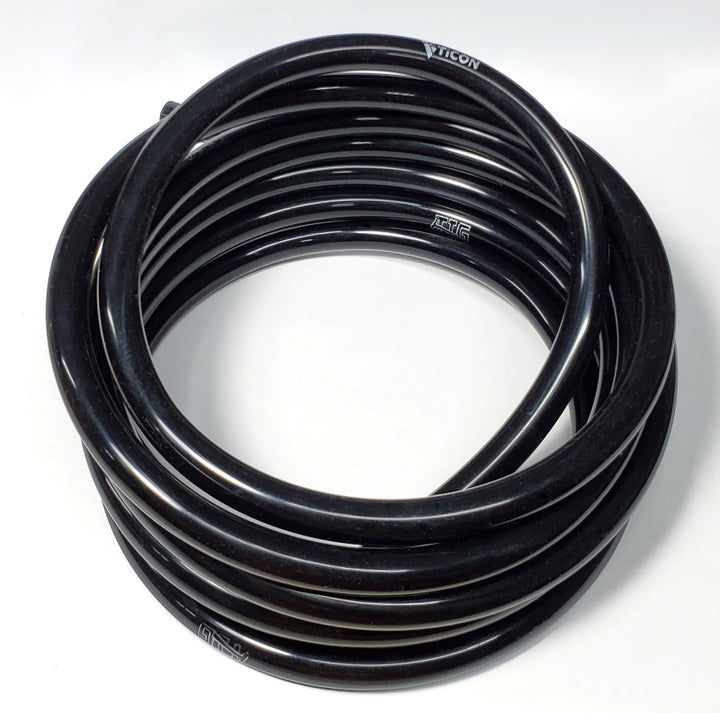 Ticon Industries Tig Aesthetics 6mm Silicone Argon Line - 10ft Length (Black) - Bull Strap