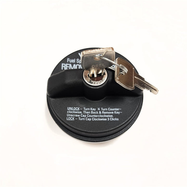 Titan Fuel Tanks Locking Black Fuel Cap (For Use w/5410040/5410050) - Bull Strap