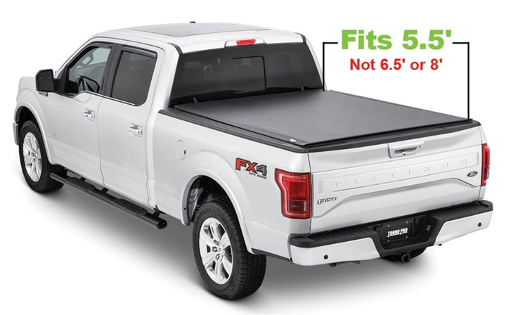 Tonno Pro 09-19 Ford F-150 5.5ft Styleside Lo-Roll Tonneau Cover - Bull Strap