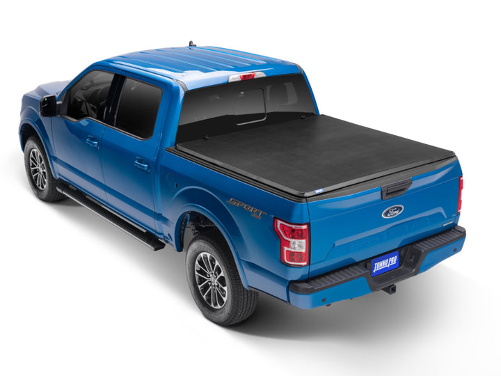 Tonno Pro 15-19 Ford F-150 5.5ft Styleside Tonno Fold Tri-Fold Tonneau Cover - Bull Strap