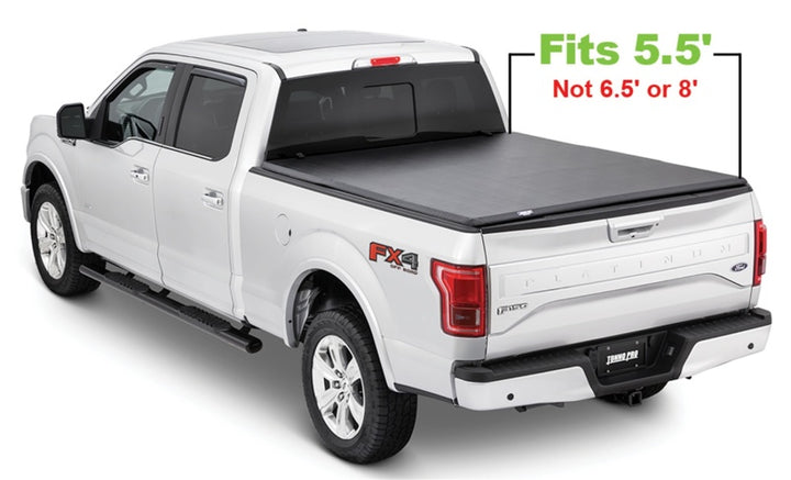 Tonno Pro 15-19 Ford F-150 5.5ft Styleside Tonno Fold Tri-Fold Tonneau Cover - Bull Strap