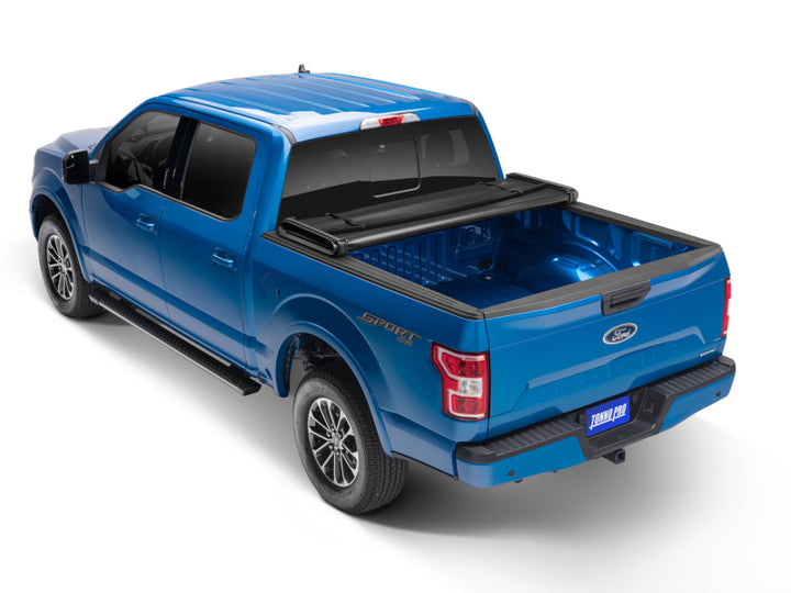 Tonno Pro 15-19 Ford F-150 5.5ft Styleside Tonno Fold Tri-Fold Tonneau Cover - Bull Strap