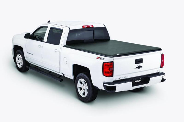 Tonno Pro 88-99 Chevy C1500 6.6ft Fleetside Tonno Fold Tri-Fold Tonneau Cover - Bull Strap
