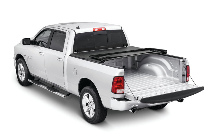 Tonno Pro 88-99 Chevy C1500 8ft Fleetside Tonno Fold Tri-Fold Tonneau Cover - Bull Strap