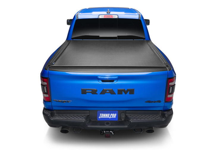 Tonno Pro19-21 Dodge RAM 1500 5.7ft Lo-Roll Tonneau Cover - Bull Strap
