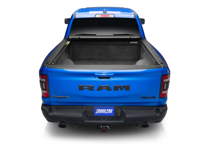 Tonno Pro19-21 Dodge RAM 1500 5.7ft Lo-Roll Tonneau Cover - Bull Strap