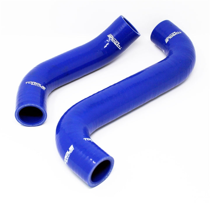 Torque Solution 02-07 Subaru WRX / 04-07 STI Silicone Radiator Hose Kit - Blue - Bull Strap
