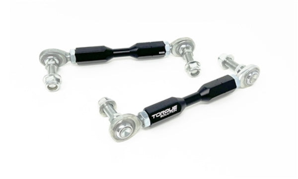 Torque Solution 13-20 Subaru BRZ / 20+ BRZ / 17-20 Toyota 86 Adjustable Front Endlinks (Short) - Bull Strap