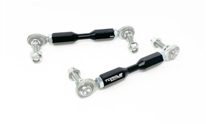 Torque Solution 13-20 Subaru BRZ / 20+ BRZ / 17-20 Toyota 86 Adjustable Front Endlinks (Short) - Bull Strap
