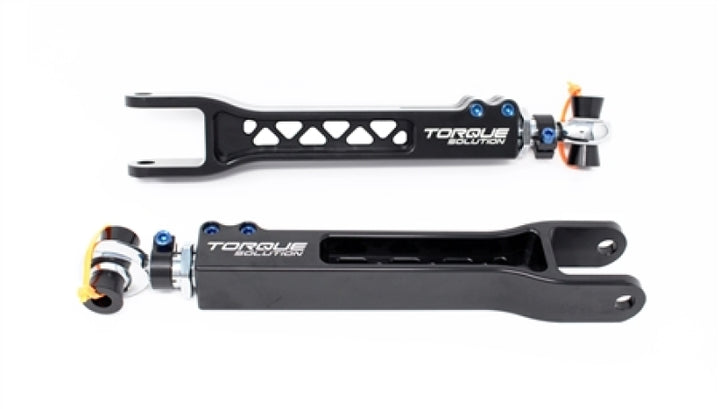 Torque Solution 6061-T6 Billet Aluminum Rear Camber Arms: Nissan GT-R R35 - Bull Strap