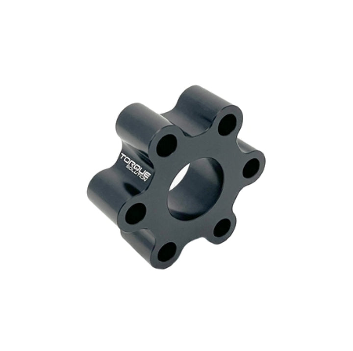Torque Solution 97-00 Chevrolet Corvette C5 (78mm) w/ 10mm Bolts Billet Driveshaft Flex Disc - Black - Bull Strap