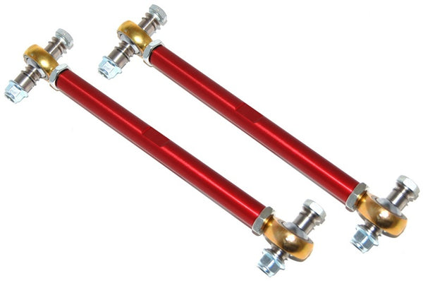 Torque Solution Adjustable Front Drop Links: Porsche 996tt/997tt & C4 - Bull Strap