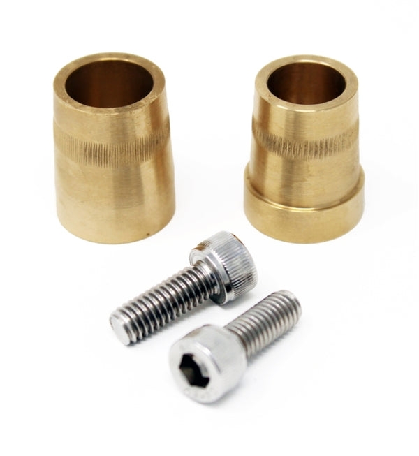 Torque Solution Battery Terminals Universal Brass M6 Bolt to SAE - Bull Strap
