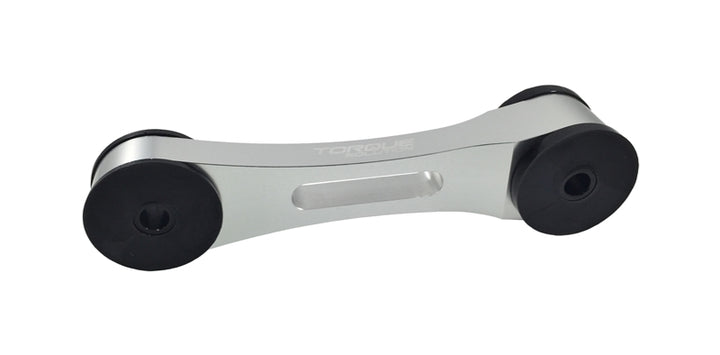 Torque Solution Billet Aluminum Pitch Stop Tranny Mount: Subaru - Silver - Bull Strap