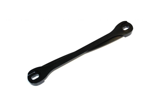 Torque Solution Billet Battery Tie Down: Subaru WRX/STi/Legacy/Forester/Outback Black - Bull Strap