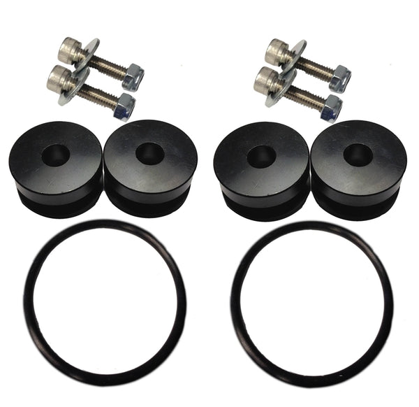 Torque Solution Billet Bumper Quick Release Kit (Black): Universal - Bull Strap