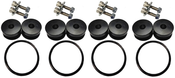 Torque Solution Billet Bumper Quick Release Kit Combo (Black): Universal - Bull Strap