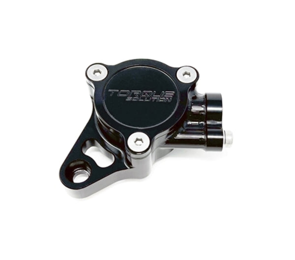 Torque Solution Billet Cam Sensor Housing Mitsubishi Evolution 4/5/6/7/8 - Black - Bull Strap