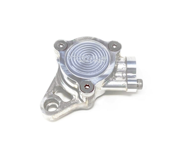 Torque Solution Billet Cam Sensor Housing Mitsubishi Evolution 4/5/6/7/8 - Silver - Bull Strap