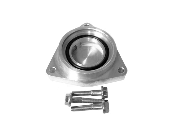 Torque Solution Billet HKS Blow Off Valve Adapter: Hyundai Genesis Coupe 2.0T 10+ - Bull Strap
