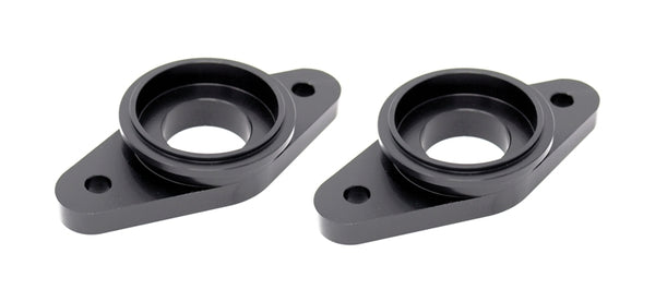 Torque Solution Billet Stock to Tial Blowoff Valve Adapter (Black): Nissan GTR R35 ALL - Bull Strap
